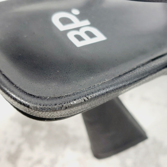 New BP. Ashlyn Square Toe Strappy Sandal In Black T48 - Picture 12 of 13